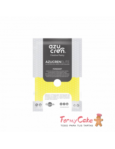 Fondant Amarillo 100gr Azucren Elite