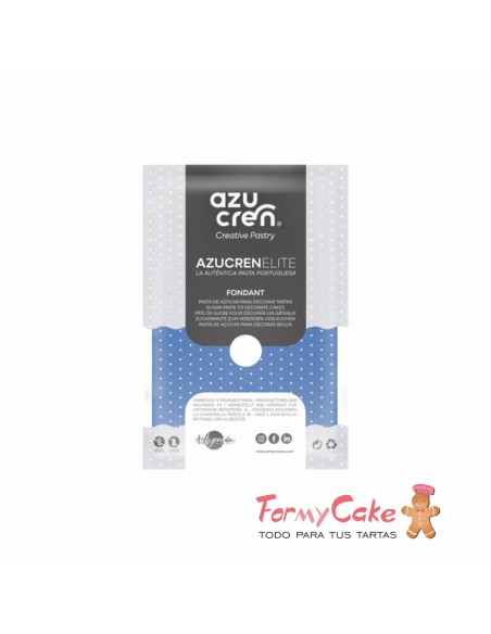 Fondant  azul 250gr  Azucren Elite