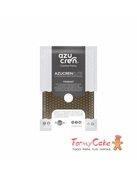 Fondant marrón 250gr Azucren Elite