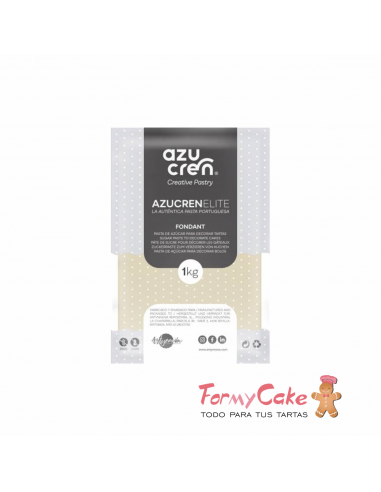 Fondant Blanco Perlado 1kg  Azucren Elite