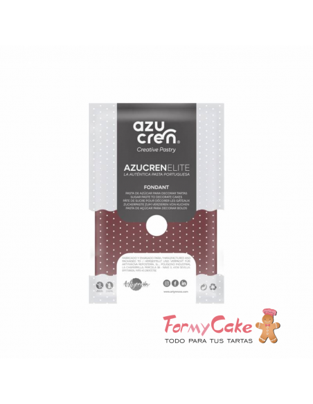 Fondant Burdeos 1kg  Azucren Elite