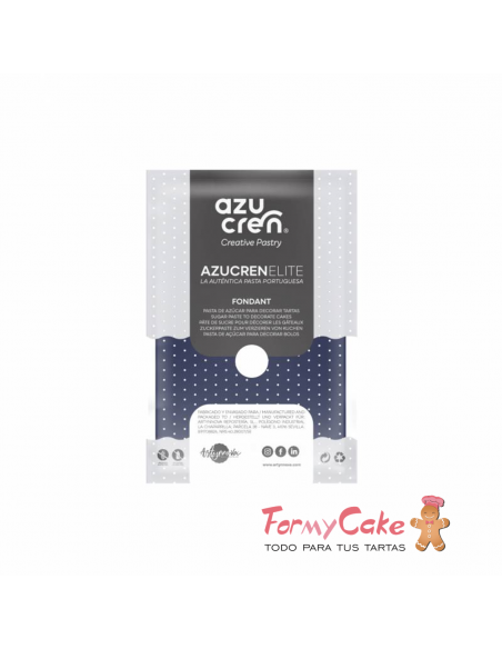 Fondant Azul Oscuro 1kg  Azucren Elite