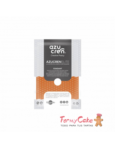 Fondant Naranja 1kg  Azucren Elite