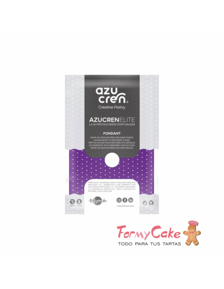 Fondant Lila 1kg Azucren Elite