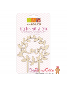 Topper Madera Love ScrapCooking
