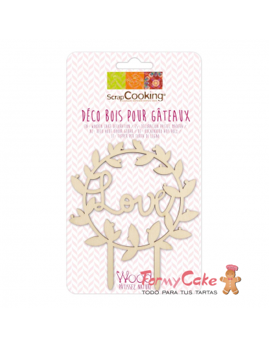 Topper Madera Love ScrapCooking