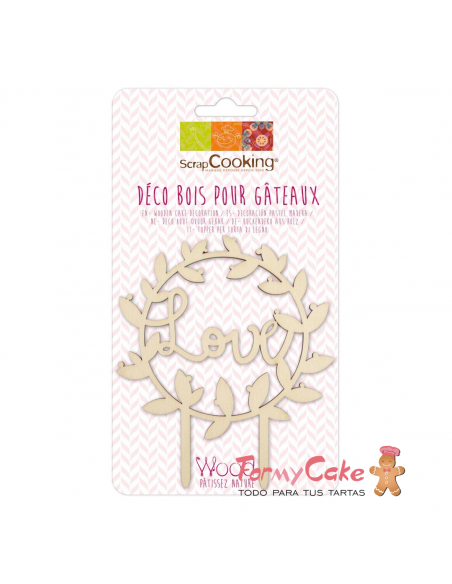 Topper Madera Love ScrapCooking