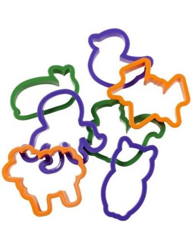 Cortantes Figuras De Animales 50ud Wilton