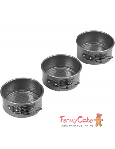 Mini Moldes Desmontables Set/3  Wilton