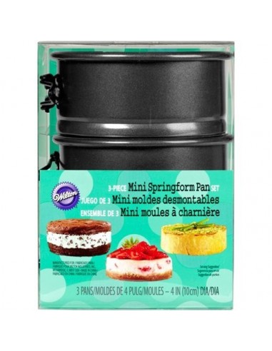 Mini Moldes Desmontables Set/3  Wilton
