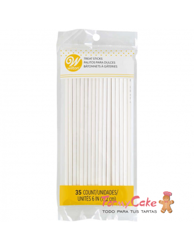 Palitos para Galletas 15cm 35ud Wilton