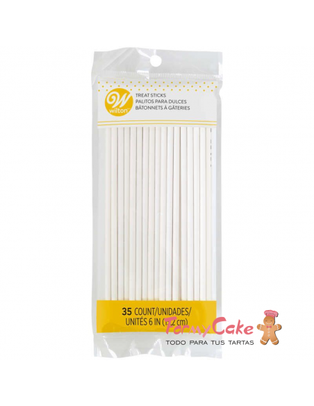 Palitos para Galletas 15cm 35ud Wilton