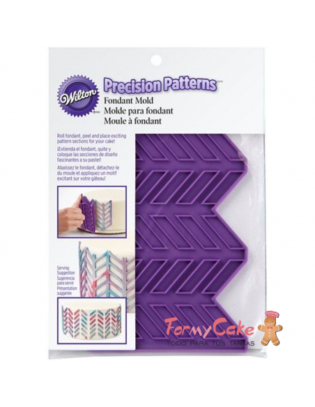 Molde Silicona Precision Pattern Espina Pescado Wilton