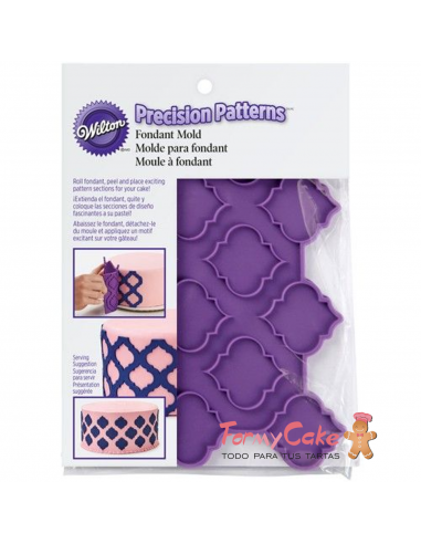 Molde Silicona Precision Pattern Celosía Wilton