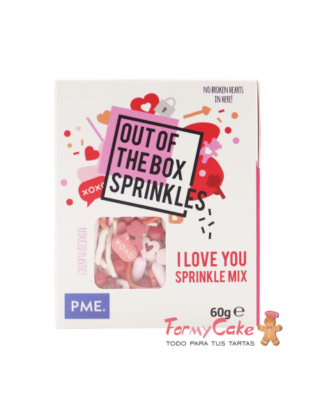 Sprinkle I Love You- Te Amo- 60g PME