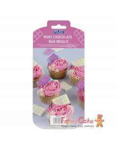 Molde Mini Tableta Chocolate 12 cav. PME