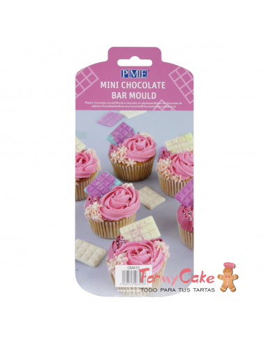 Molde Mini Tableta Chocolate 12 cav. PME