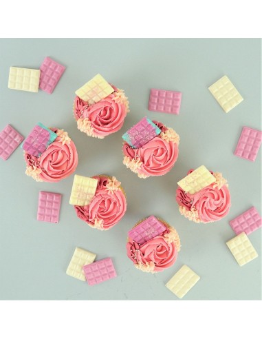 Molde Mini Tableta Chocolate 12 cav. PME