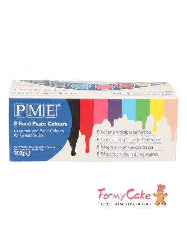 Kit Colorantes Pasta 8ud PME