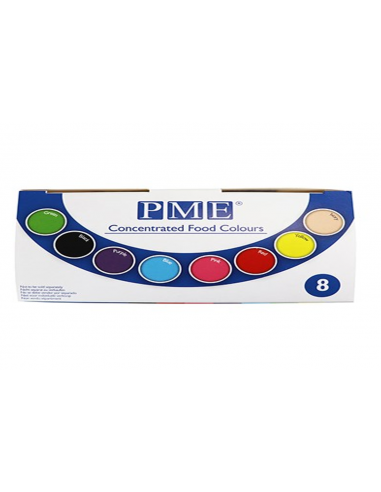 Kit Colorantes Pasta 8ud PME