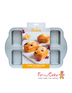 Molde Metal Mini Cake 8 Cavidades Decora
