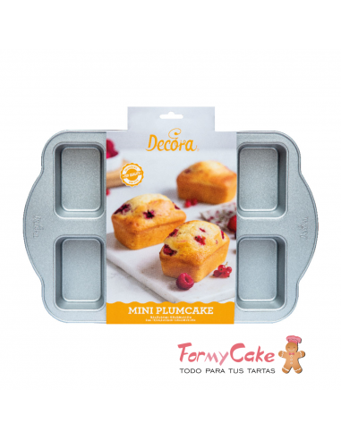 Molde Metal Mini Cake 8 Cavidades Decora