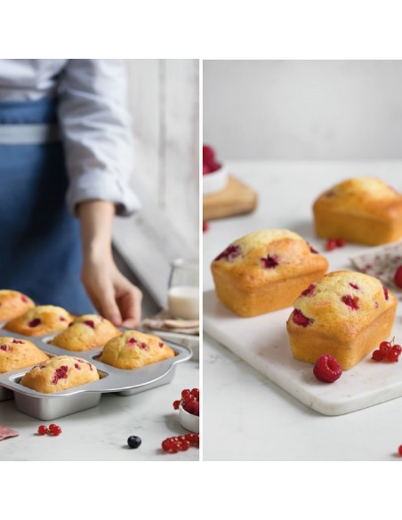 Molde Metal Mini Cake 8 Cavidades Decora