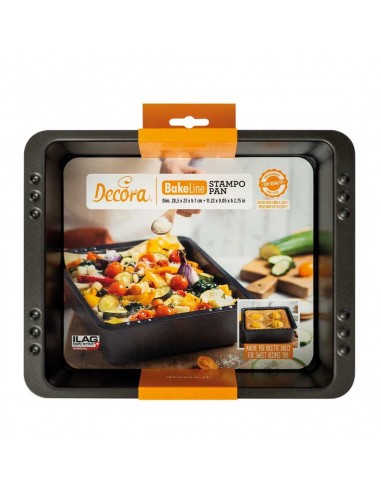 Molde Antihaderente 28,5x23x7 Línea Bake & Cook Decora