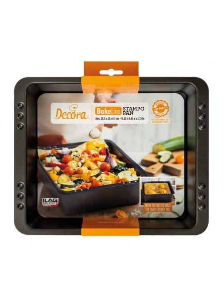 Molde Antihaderente 28,5x23x7 Línea Bake & Cook Decora