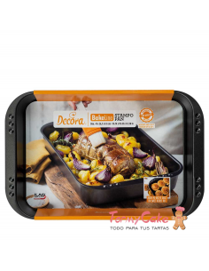 Molde Antihaderente 41x26,5x6 Línea Bake & Cook Decora