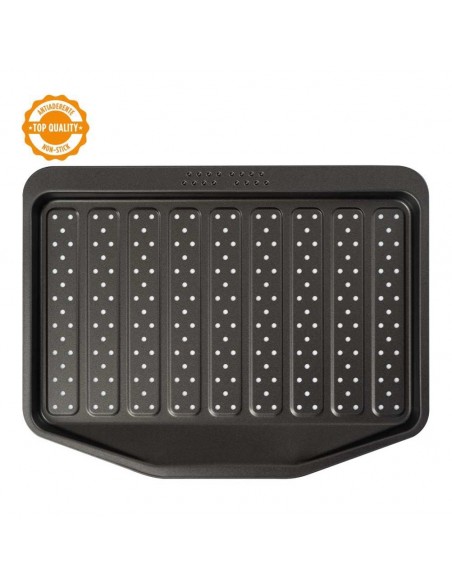 Placa Antihaderente Crisp&Fry 41x31,5x2,5cm Decora