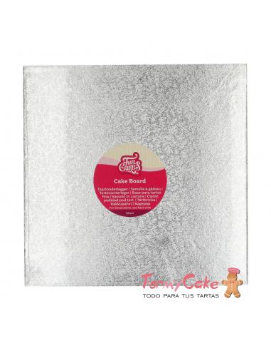 Base Cuadrada para Tartas 30cm 4mm Funcakes