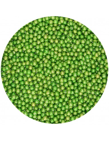 Perlas Verdes Metalizadas 80gr Funcakes