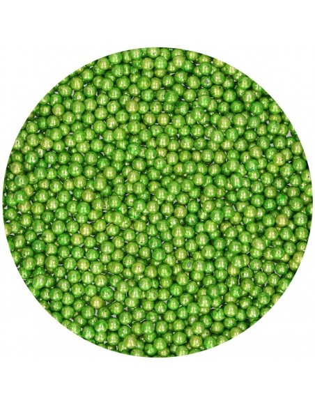 Perlas Verdes Metalizadas 80gr Funcakes
