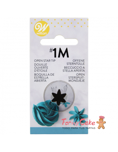 Boquilla 1M Estrella Abierta Wilton