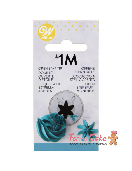 Boquilla 1M Estrella Abierta Wilton