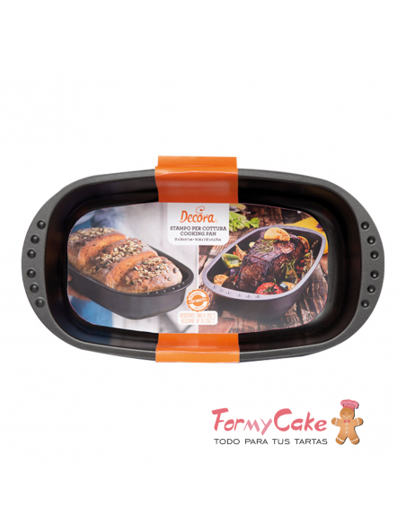 Molde Antihaderente 37x20x7 Línea Bake & Cook Decora