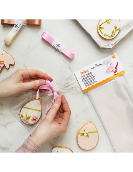Bolsa Transparente Para Galletas y Cakepops 50uds Decora