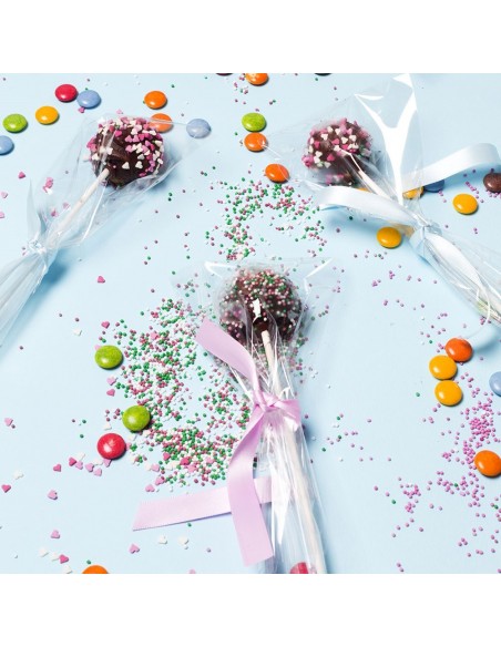 Bolsa Transparente Para Galletas y Cakepops 50uds Decora