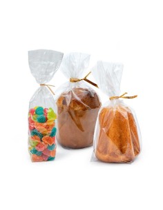 Cierres de Bolsas Plastico Oro y Metal 200uds Decora 2