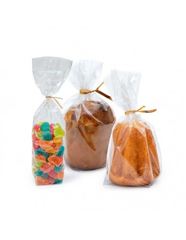 Cierres de Bolsas Plastico Oro y Metal 200uds Decora