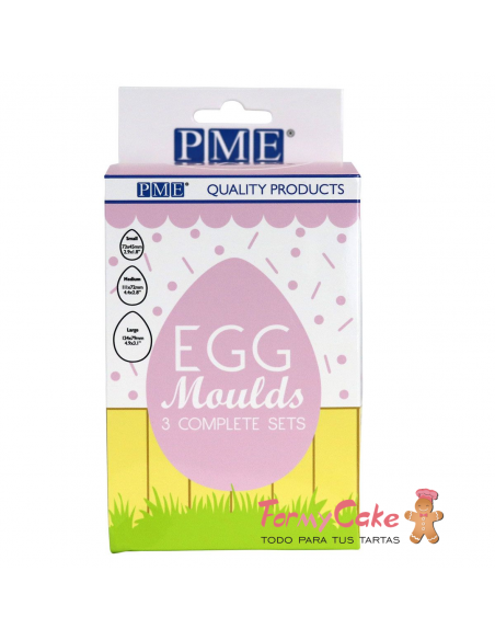 Molde Huevos plastico Set/3 PME