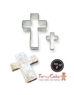 Cortador Galletas Cruz 2ud PME