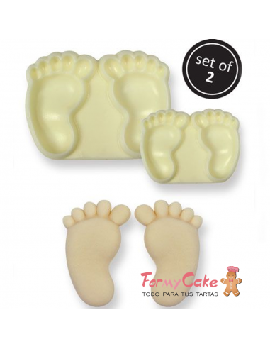 Molde Fondant Pies Set/2 JEM