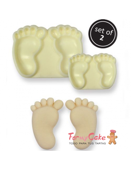 Molde Fondant Pies Set/2 JEM