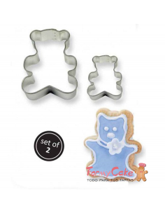 Cortador Galletas Osito 2ud PME