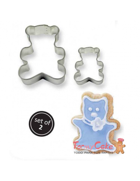 Cortador Galletas Osito 2ud PME