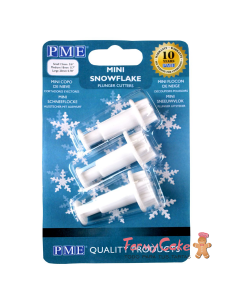 Cortante Mini Copo Nieve 3ud PME