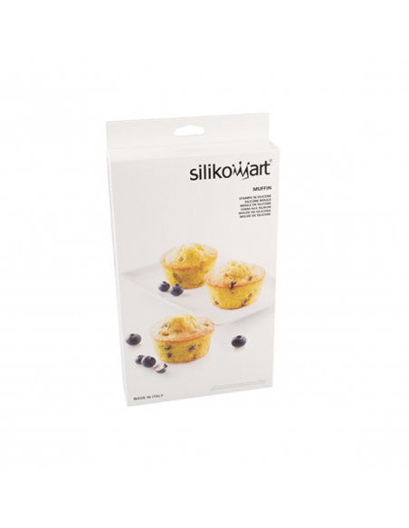 Molde Silicona Muffin 6 cav. Silikomart