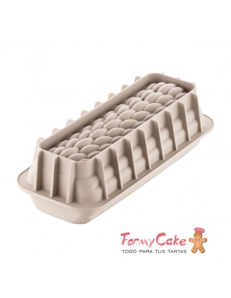 Molde Silicona Bûche Quenelle Silikomart